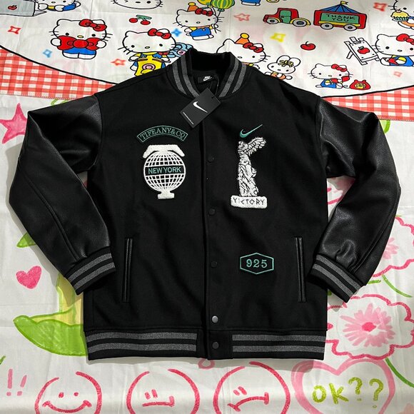 Nike And Tiffany Embroidered Varsity Jacket - Picture 1 of 7